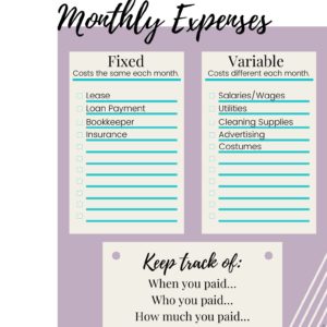 Monthly Expenses Checklist